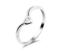 Heart Silver Ring NSR-547